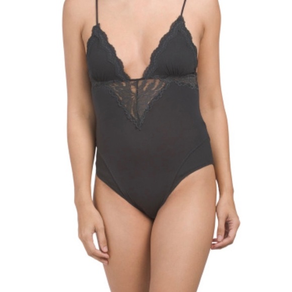 Free People Other - NWT Intimately Free People The Perfect Body Suit in Washed Black Size Small